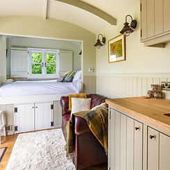 Shepherds Hut Interior