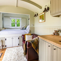 Shepherds Hut Interior